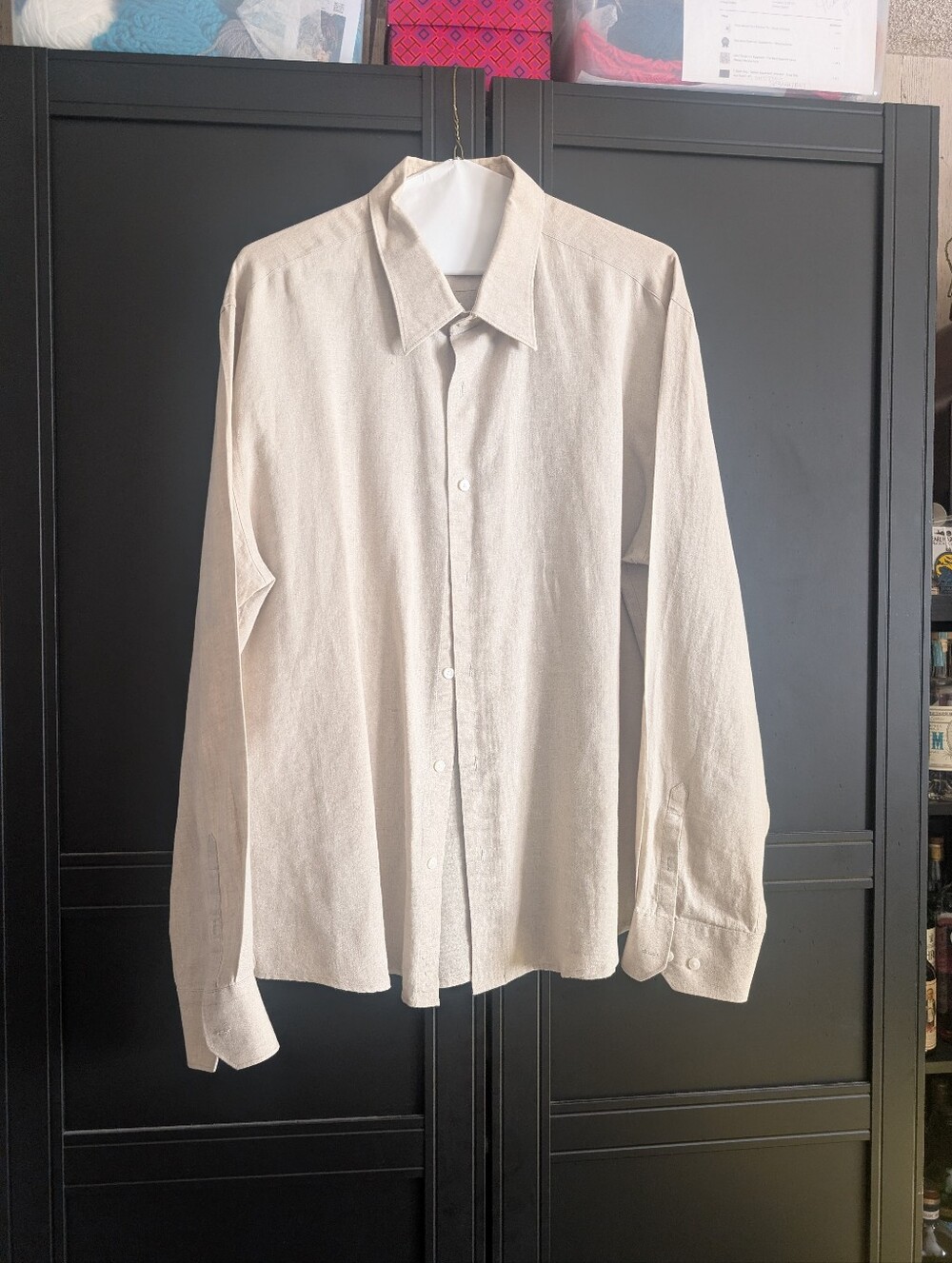Classic Button-Up Shirt 100% Linen